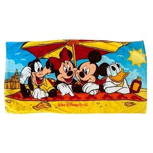 Walt Disney World Mickey & Friends Foldable Beach Towel Backpack I-0336